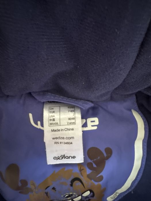 Combinezon de ski Wedze pentru bebelus 2 ani