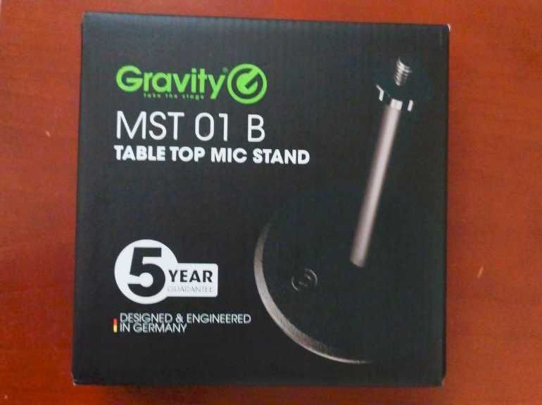 Стойка за микрофон Gravity MST 01 B, настолна