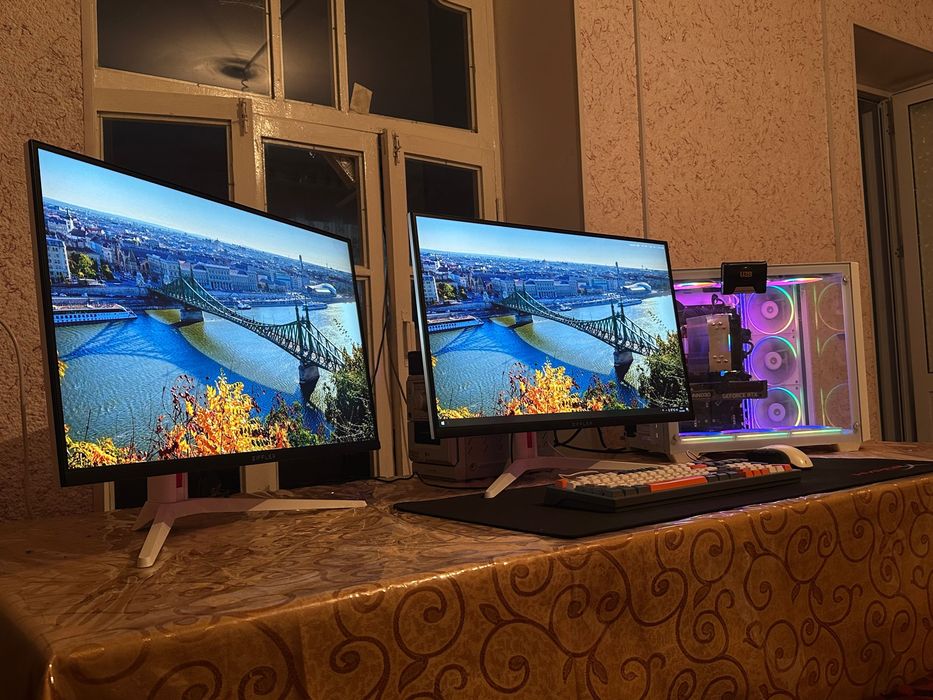 Gaming PC i5-12400F | RTX 3060 12GB | 32GB RAM | 1TB SSD | 2×27” 180Hz