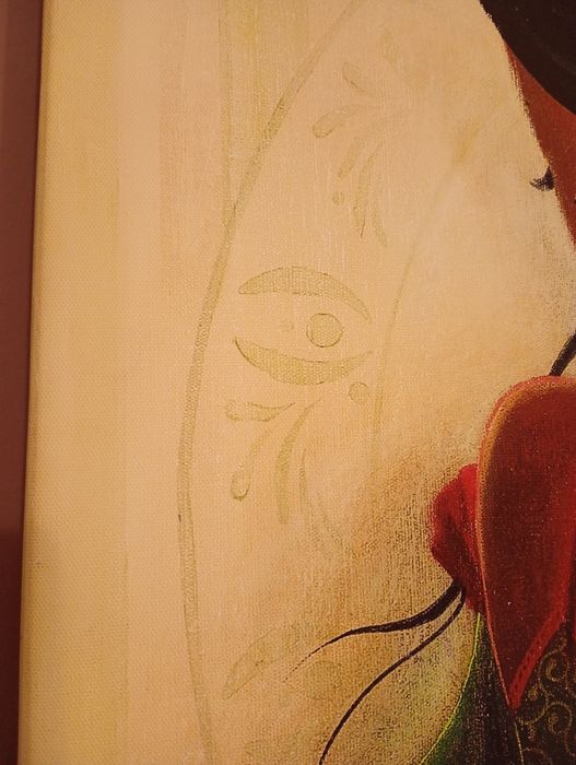 Tablou Geisha, print pe panza