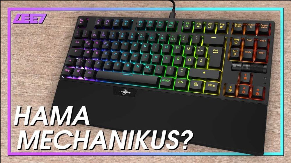 Tastatura Mecanica Hama uRage Exodus 860 RGB Gaming Tenkeyless TKL noua Garantie Sigilata