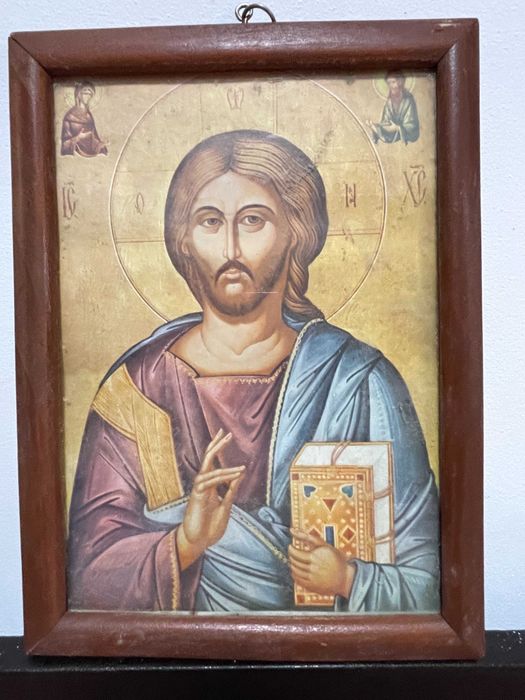 icoana veche dim lat 21 cm  lung 27 cm icoana veche