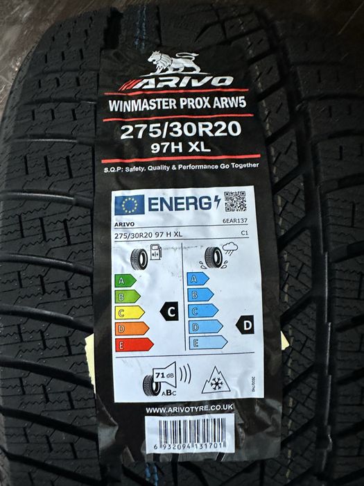 Зимен Спорт Пакет ARIVO 245/35R20 275/30R20 БОРД 2453520  2753020