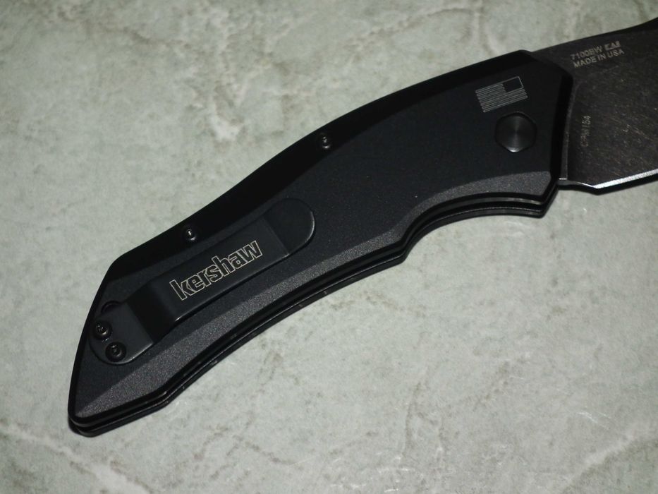 Briceag original Kershaw Launch 1 K-7100BW otel CPM 154 (Made in USA), nou, cutie