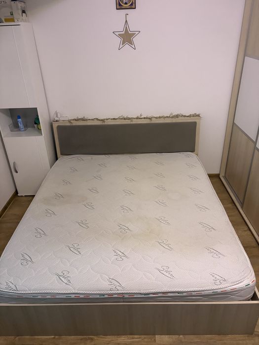 Pat 180x200 cu lada