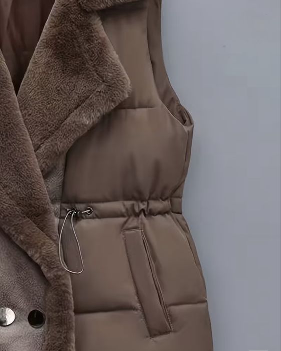 Дамски Елек в кафяво