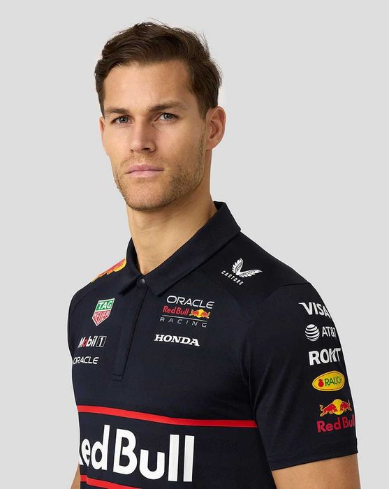 Red Bull Racing F1 Team Polo Shirt - Оригинална мъжка тениска с яка