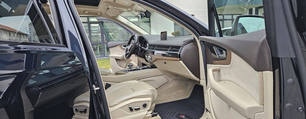 Audi Q7 E-Tron 2017 E6 Facelift 3.0 D 372 CP + Curent Panoramic Plasma Incalzire Racire Matrix Distronic Suspensie Extra Mega Full