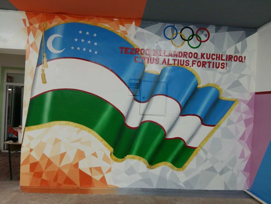 Роспись стен, потолков ,мебели. мурал,подъезды,детские площадки.