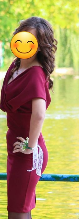 Rochie burgundy marimea xs-s