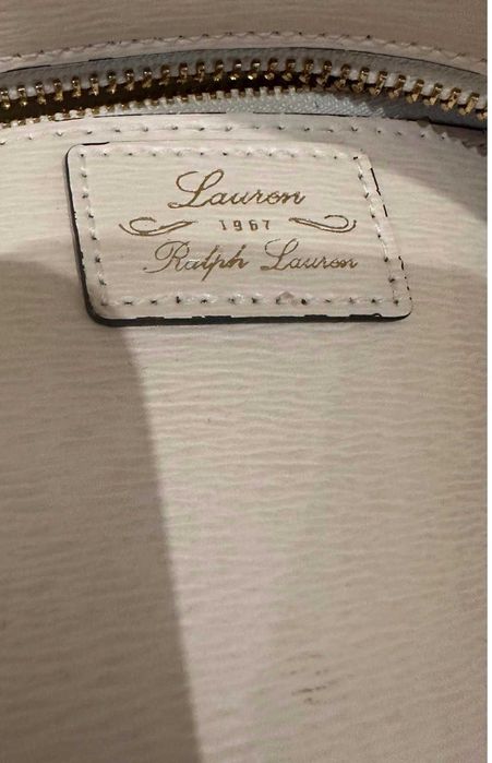 Lauren Ralph Lauren чанта естествена кожа