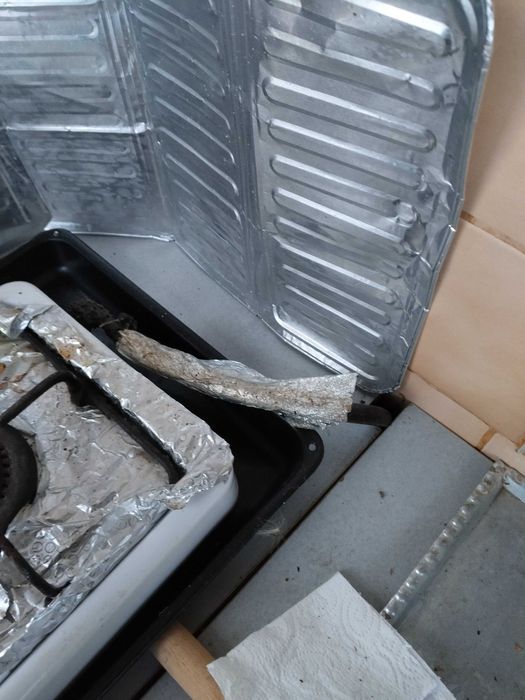 Газов котлон с газова бутилка