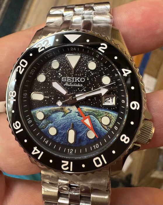 Seiko Automatic Voyager GMT SSK Japonez Seiko NH34 Diver 200 m 41 mm