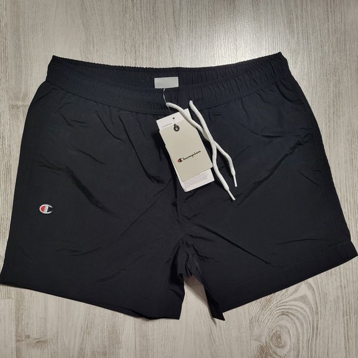 Pantaloni scurți pentru înot Champion, mărime L, negru , noi cu etichetă