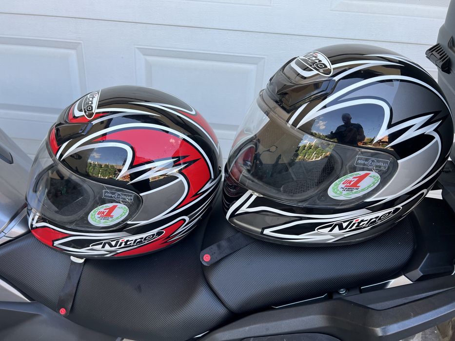 Set 2 Casti Moto Nitro