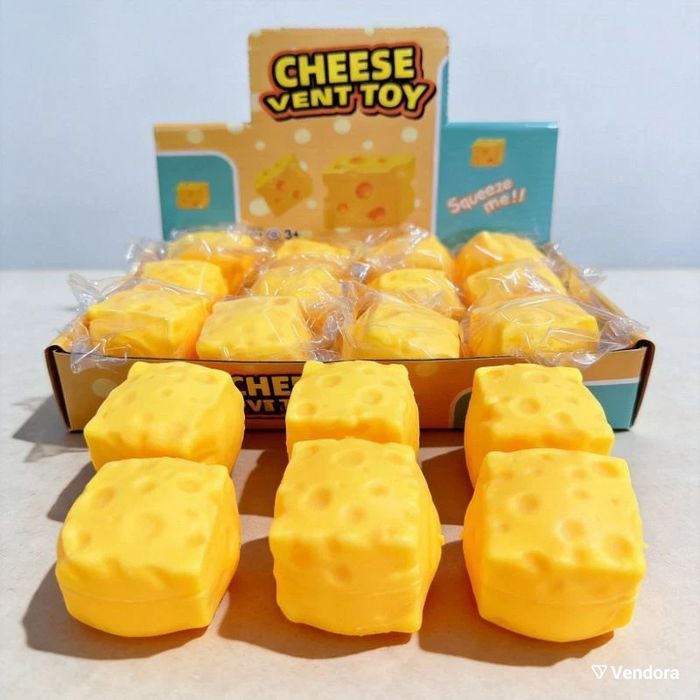 Cheese Squishy, сирене скуиши антистрес играчка