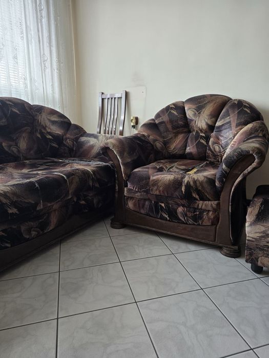 Масивна холна гарнитура - разтегателна