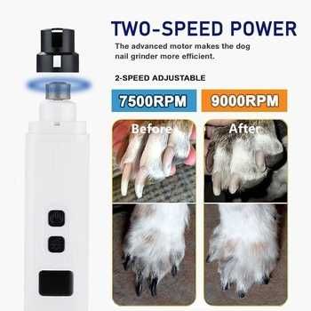 Polizor de Unghii pentru Animale de Companie – Reîncărcabil USB