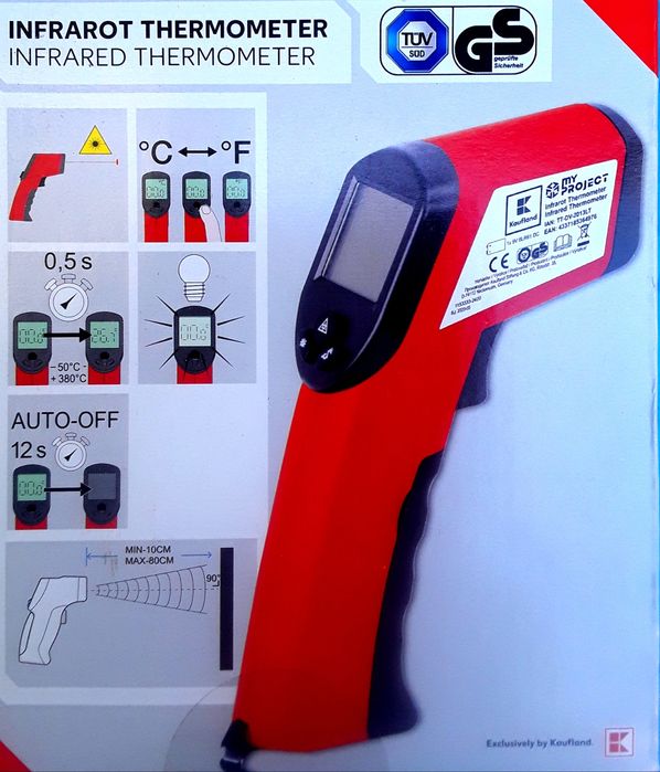 Termometru pentru detectarea pierderilor de căldură NOU - 50 Lei