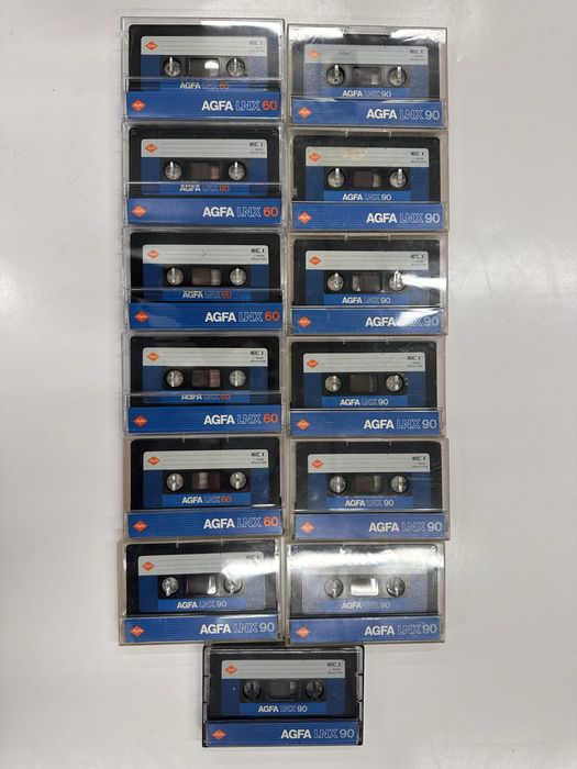 13 броя Аудиокасетки Agfa LNX