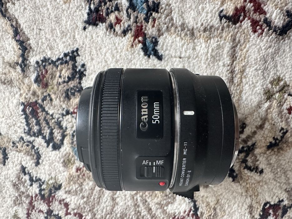 Canon 50 mm  0.35/ 1.1 ft