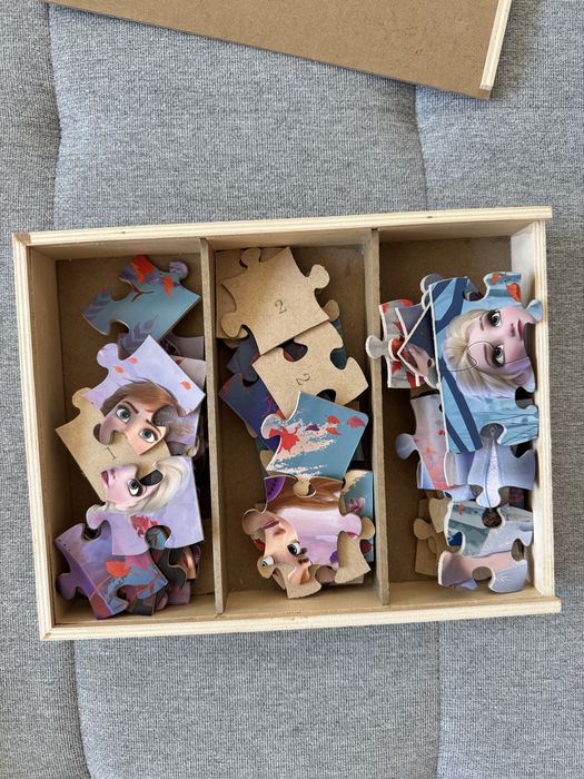 Дървен пъзел 3х24 ел. Замръзналото кралство 2