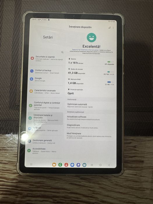 Vand tableta samsung tab s6 lite
