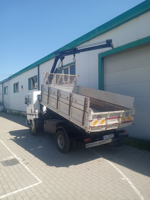 Nissan L 70-09,cu macara și basculare