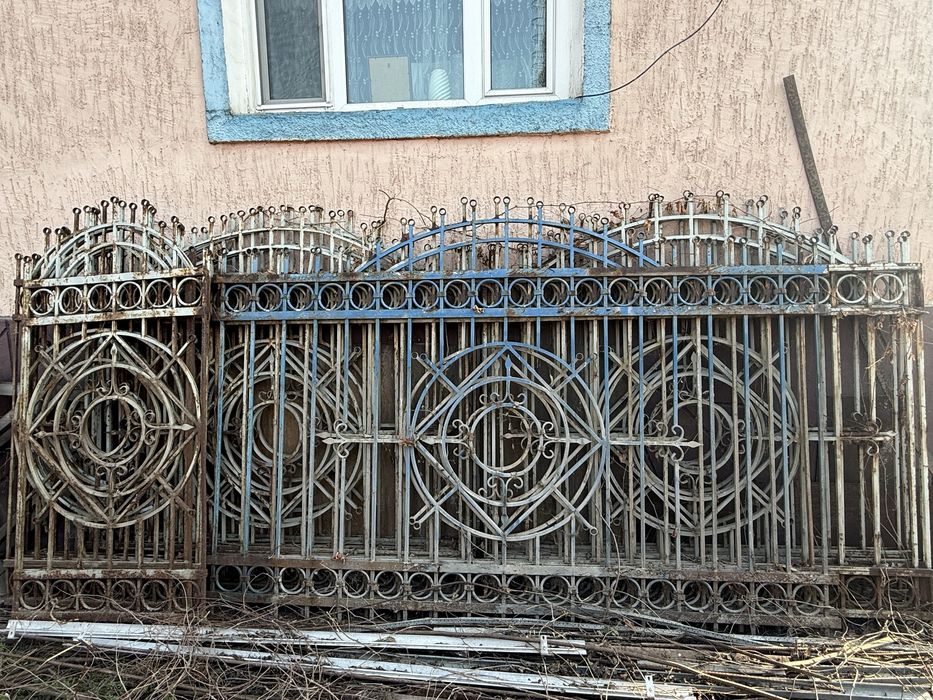 Кованный забор б/у