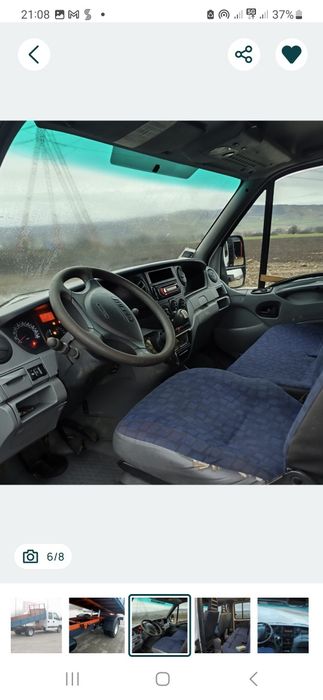 Iveco Daily 35c18 basculabil sasiu fisurat