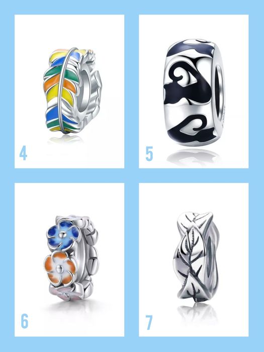 Сребърни ТАЛИСМАНИ за гривна тип Пандора Pandora