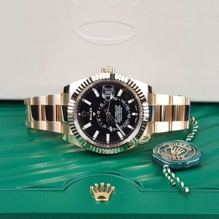 Rolex Sky - Dweller Black Dial Steel