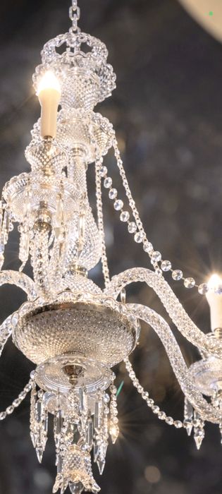 Candelabru LUX Louvre cristal ITALIA - Luce Ambiente  120cm NOU