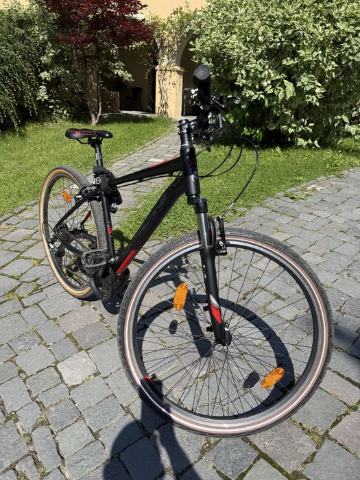 Bicicleta Rock Machine Crossride 100 29 Negru/Rosu M-18