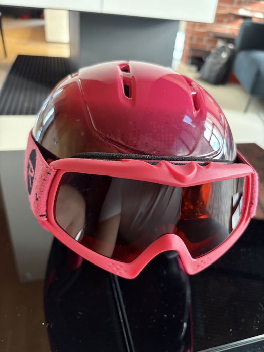 Ски каска комплект с очила