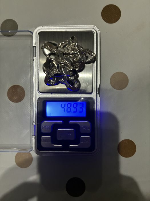 Масивена сребърена гривна 925 Панцер