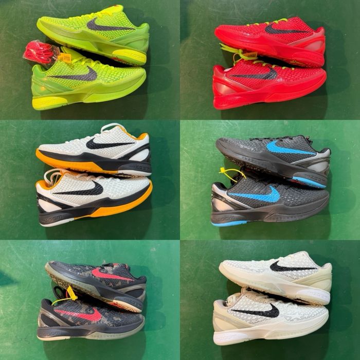 Kobe 6 Protro (Reverse Grinch  Grinch  All star 2.0  Del Sol  Italian Camo  Dark Knight)