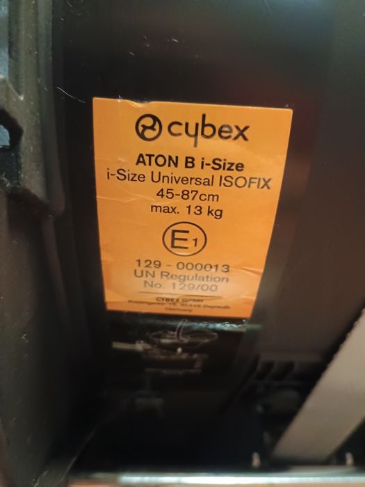 Столче за кола Cybex Aton B i-Size