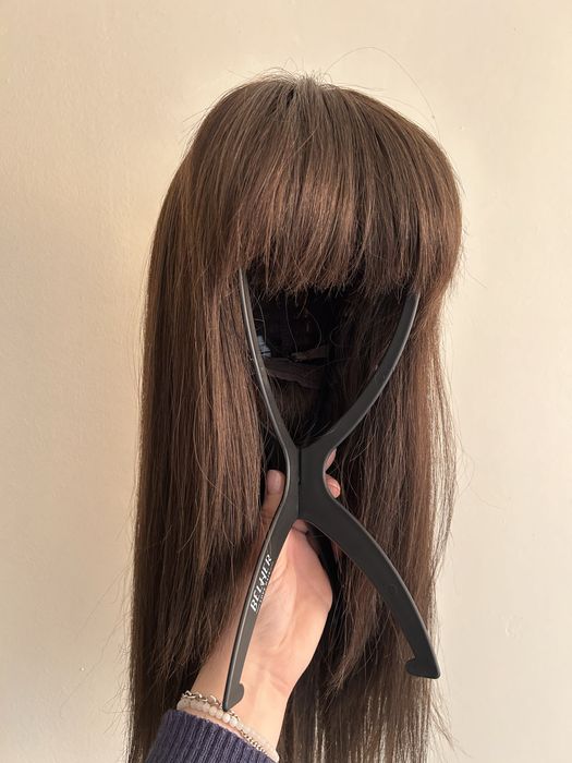 Set Perucă din păr natural + accesorii