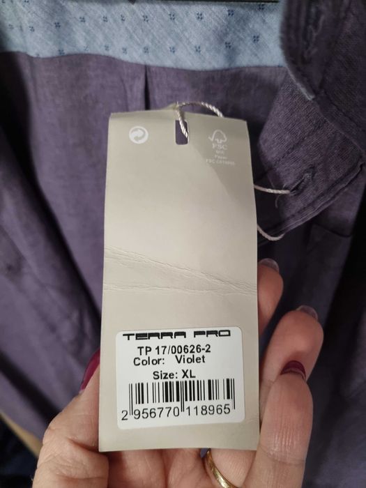 Мужская рубашка короткий рукав новая 42 размер