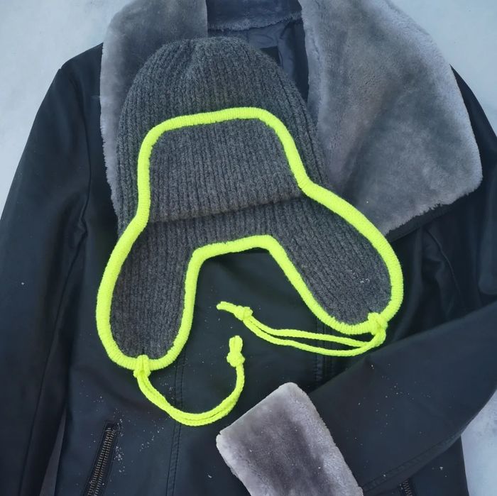 Шапка ушанка ручная работа