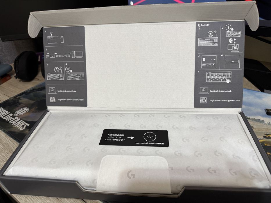 Игровая клавиатура Logitech g515 lightspeed tkl wireless