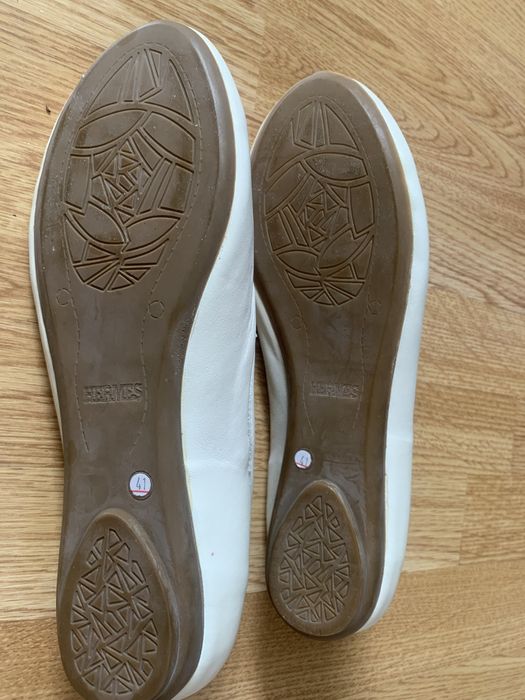 Balerini Hermès originali, 41, genuine leather
