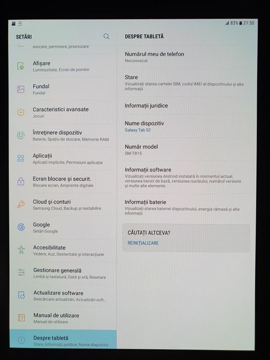 Tableta LTE,Samsung Galaxy Tab S2 9.7",32GB,3GB ram,varianta SM-T815