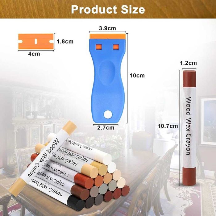 Kit profesional reparare mobilă, parchet, uși din lemn