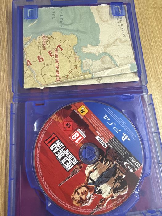 Игровой диск на PS4 Red Dead Redemption 2