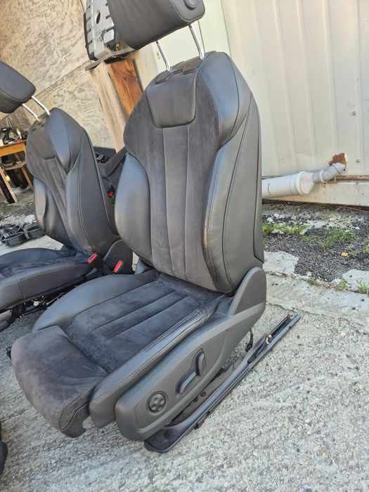 Interior S Line Audi A4 B9 2017 piele cu alcantara incalzire