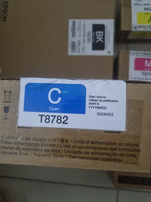 Тонер Картридж Epson T8781. 4 цвета.