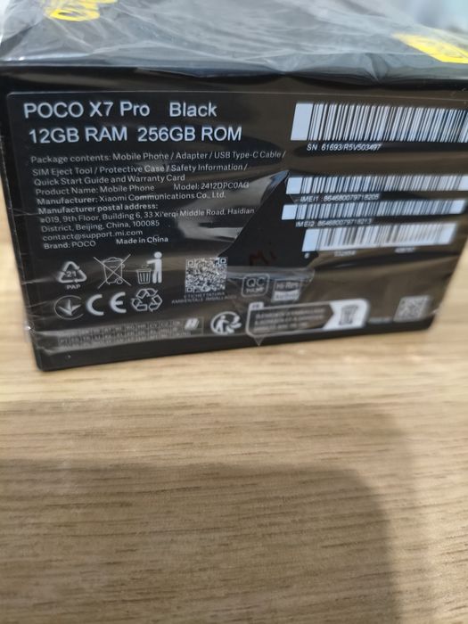 Poco x7 pro ,12/256 gb