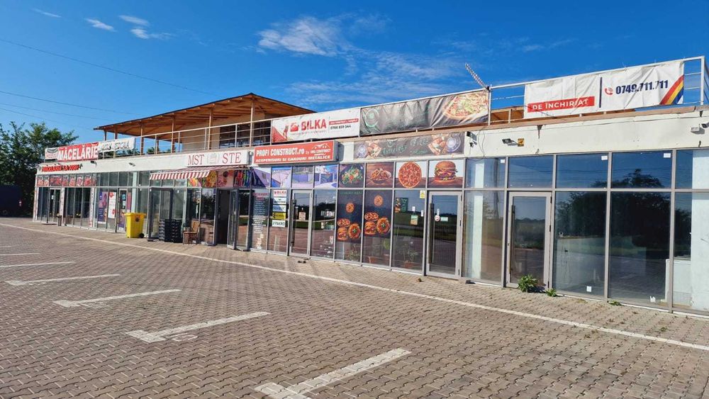 Spațiu Comercial DN4 Frumușani | 60-180mp | Parcare | 3 Luni GRATIS